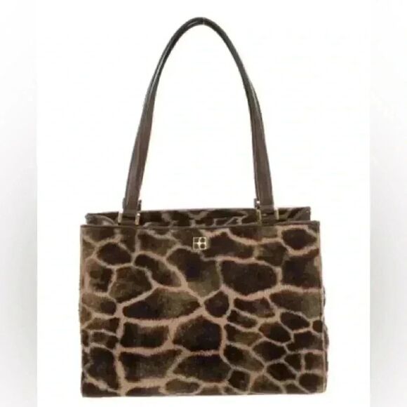 Vintage Kate Spade leather and faux fur. - Picture 1 of 7